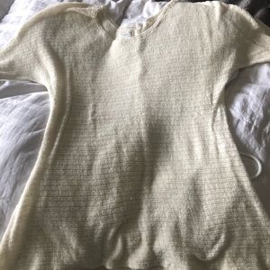 Off white light, soft sweater